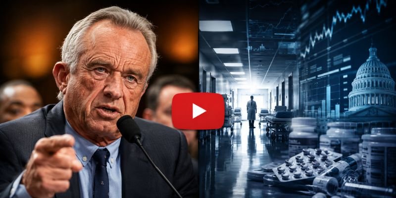 MAHA Uncensored documentary poster featuring Robert F. Kennedy Jr. and the film's featured doctors